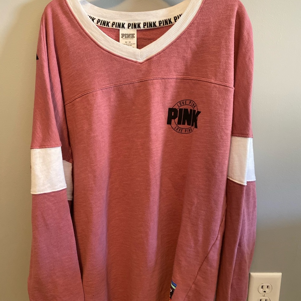 PINK Pink Varsity Long Sleeve